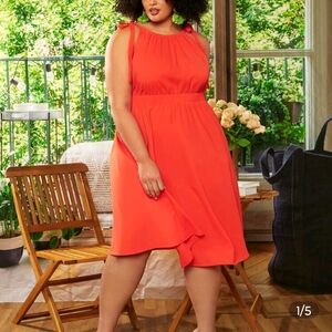 SHEIN Fit+ Coral Dress